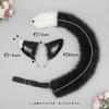 Itsuzumi Simulation Cat Ears Cat Tail Set Comic Exhibition Beast Ears Beast Tail Cos Accessories Cow Cat Ears KC Headband