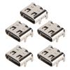 5pcs Game Handle Charging Port Type C Interface Replacement Gamepad Charging Socket for PS5