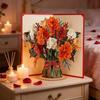 Forever-Blooming 3D Pop-Up Flower Recyclable Paper Romantic Memories Valentine’s Card Eternal Card Handmade Day Anniversary Birthday