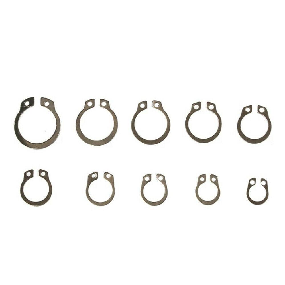 Snap Retaining Ring Storage 100pcs 304 Stainless Steel 8-18mm