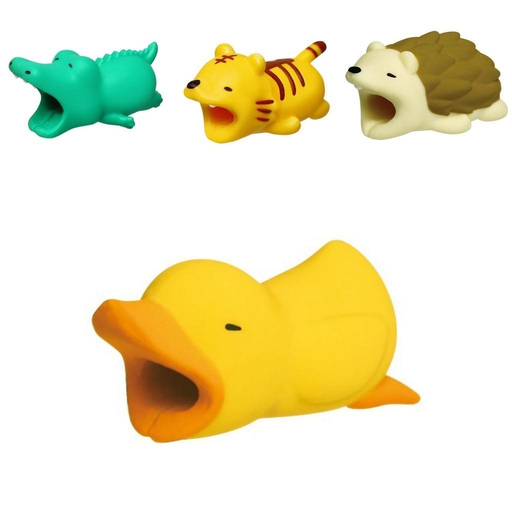 Lovely Animal Bite Cartoon Dinosaur Wire Organizer For Iphone Charging Cable