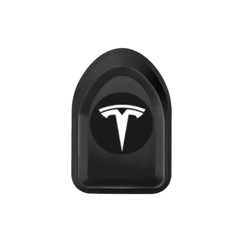 Автомобильная наклейка Аксессуары для автомобиля Tesla Логотип-эмблема на брелок автомобиля Наклейки для декора Декали для Tesla Model 3 Roadster Model S Model