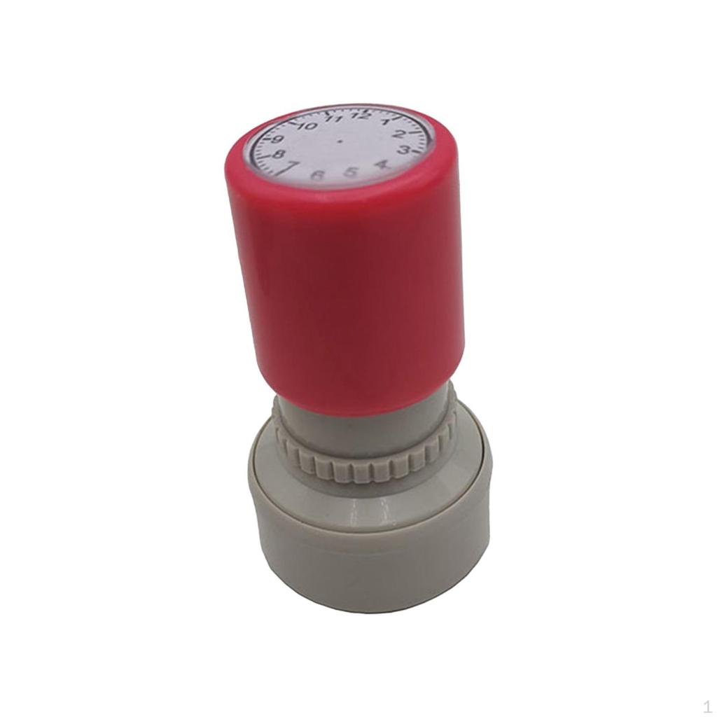 Часы-штамп круглый учитель DIY ремесла время канцелярские принадлежности для планировщика альбомов