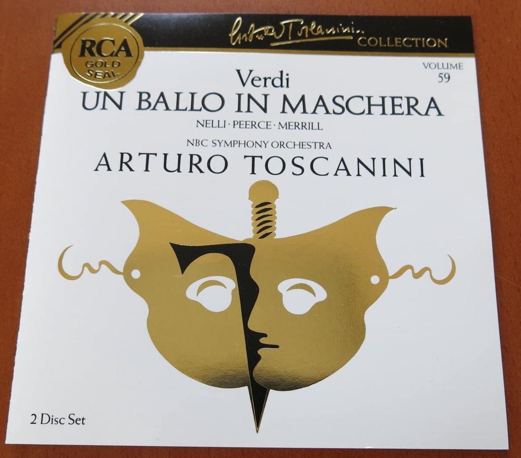 CD PEERCE (ЯН) - Верди: Маскарадный бал Япония ОбиКлассический Б/у