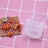 Миниатюрная силиконовая форма для DIY кукольного домика 3D ломтики хлеба