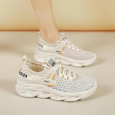 Спортивная обувь Сетчатая обувь Популярная летняя дышащая студенческая спортивная обувь Кроссовки с мягкой подошвой