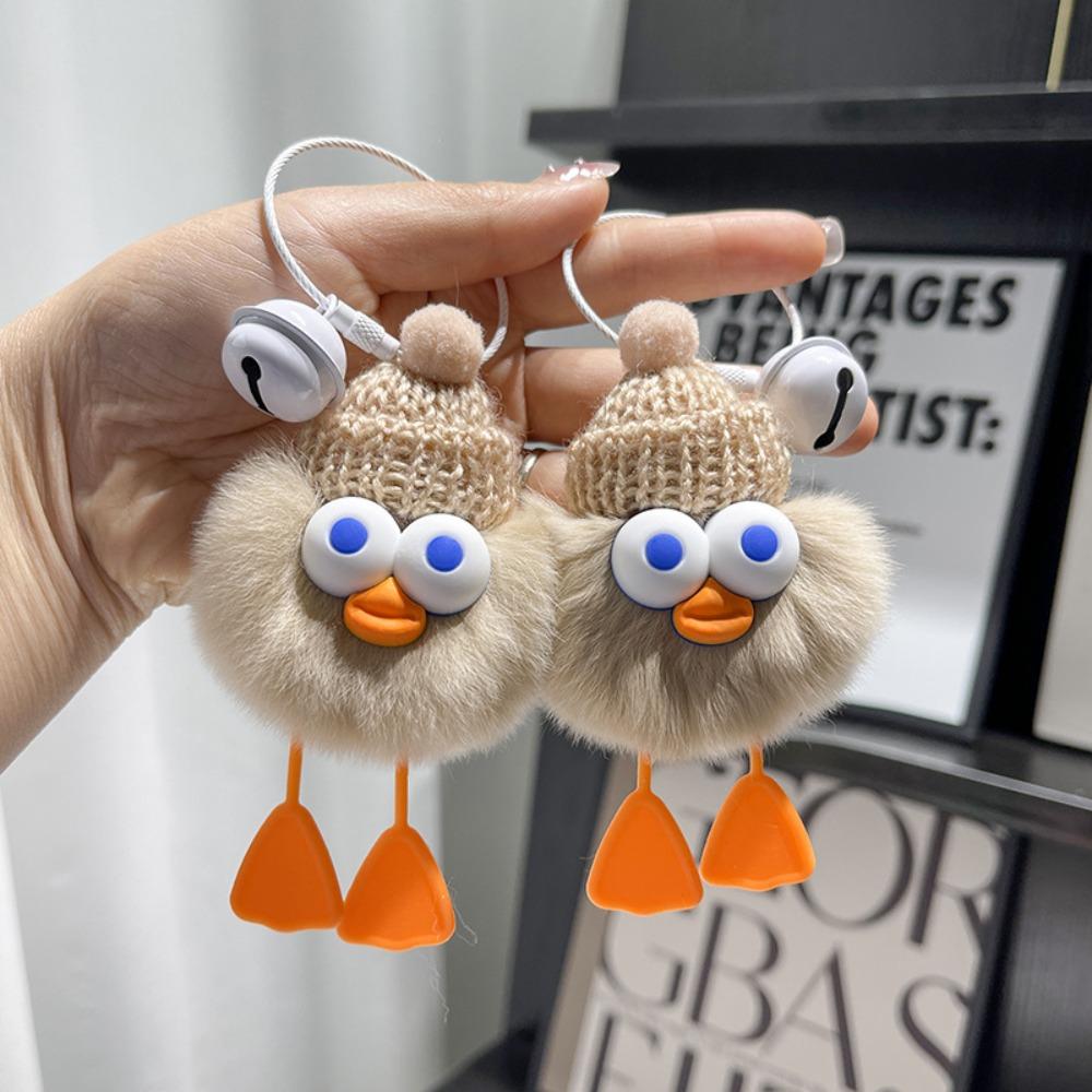 Plush Pendant Duck Plush Toy Keychain Keyring Duck Plush Toy Pendant Bag Pendant