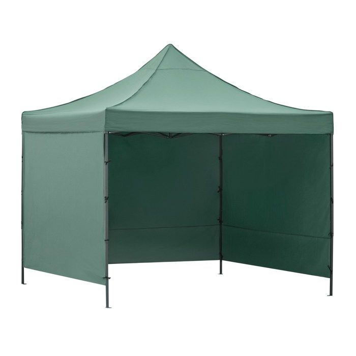 Tente commerciale - SPRINGOS - 3x3 m - Imperméable - Résistante à la corrosion - Vert