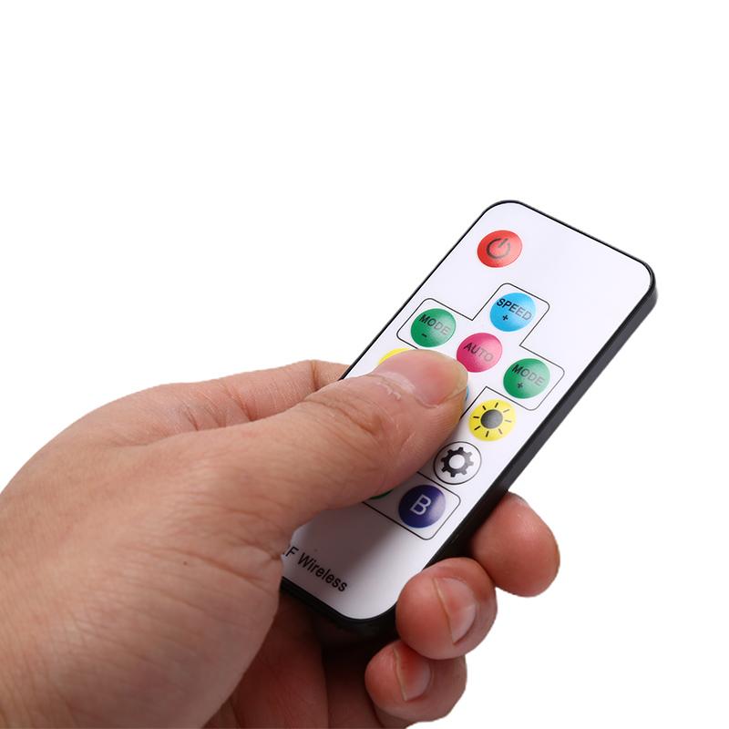 14-клавишный DC 5 24V RGB беспроводной пульт дистанционного управления Rf светодиодный контроллер Ws2812 Ws2811