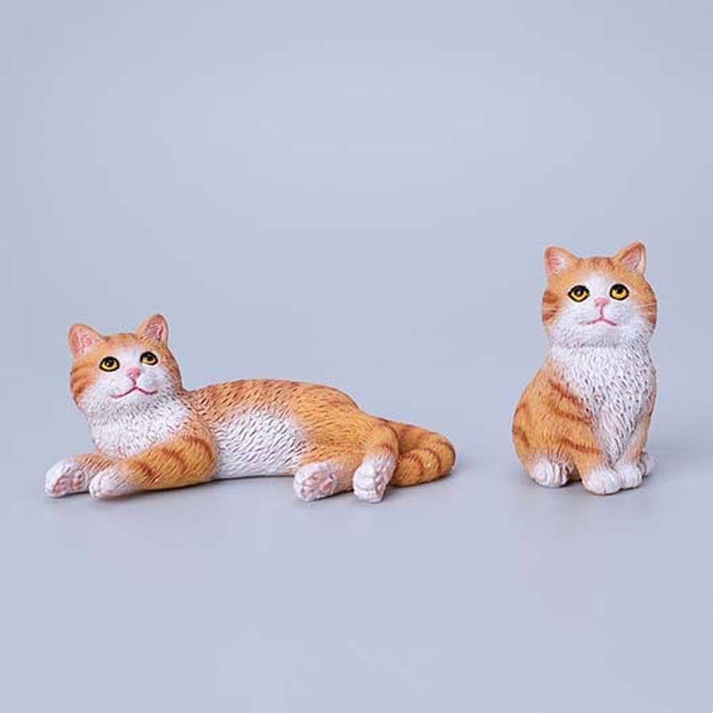 Сидящий Кот Модель Питомца Симуляция Украшение Кошка Подарок для Детей Украшение Кошка Игрушка для Детей