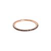 Mezmic Art Black Diamond Tennis 14K Gold Ring