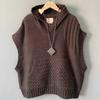 Вязаный жилет большого размера женский весенне-осенний без рукавов вязаный жилет женский с чувством дизайна корейская версия свободного жилета