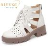 Women's Summer Boots Casual Mesh Ankle Boots Ladies British Style Women's Cool Boots