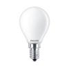 PHILIPS LED Classic 40W Sphérique E14 Blanc Chaud Dépolie Non Dimmable