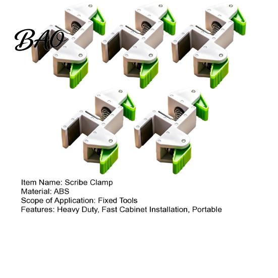 Woodworking Hand Tool 5Pcs Filler Board Installation Clamp, Scribe Clamps Set for Cabinet Jig Panels, Fast Repeatable Alignment Clamp Trim Positioning