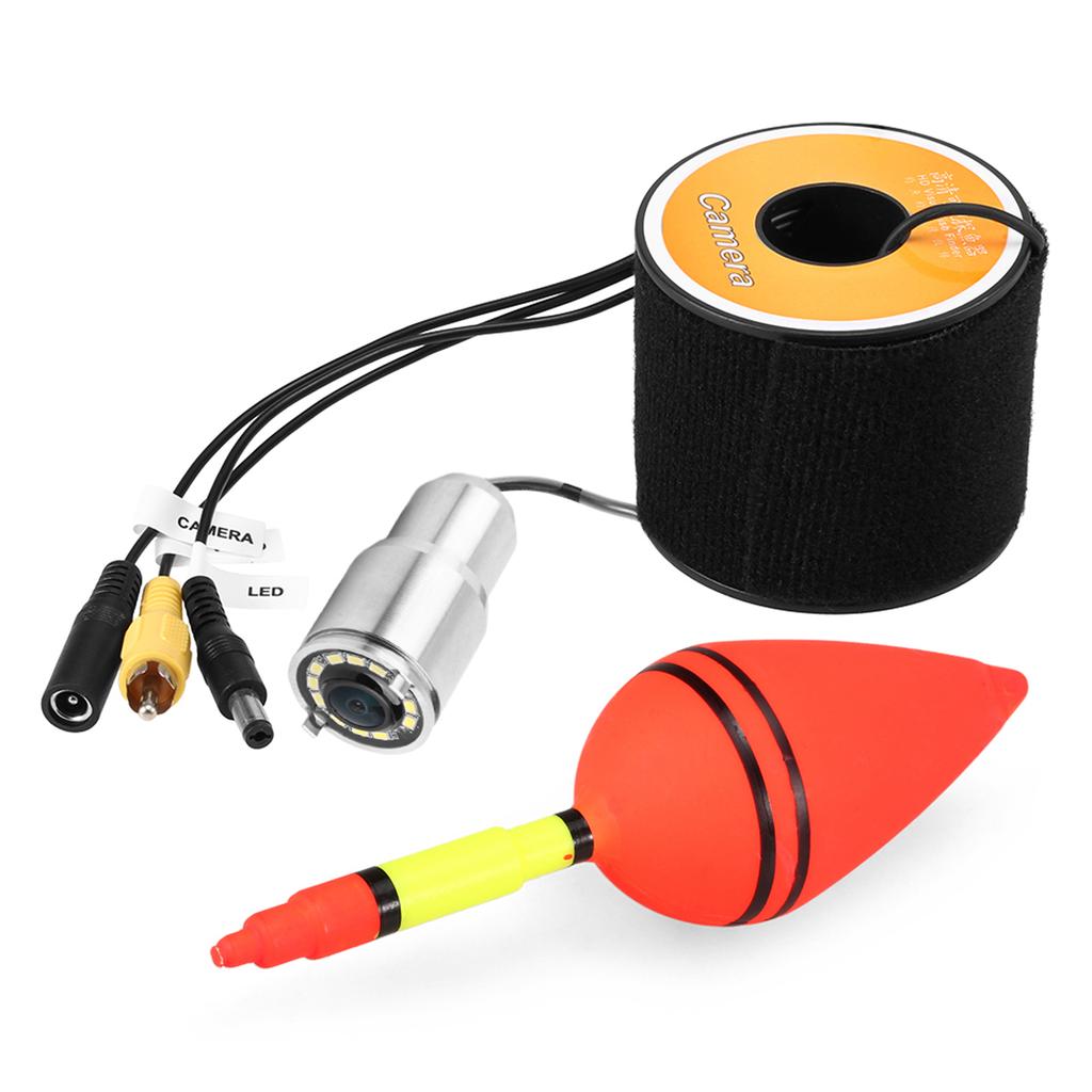 Камера для подводной рыбалки 1200 ТВЛ 12 светодиодов Водонепроницаемая в форме рыбы Камера для рыбалки с лодки, для подледной рыбалки, Аксессуары