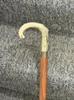 Solid Brass Eva Adam Head Vintage Polished Wooden Walking Stick Cane Handmade