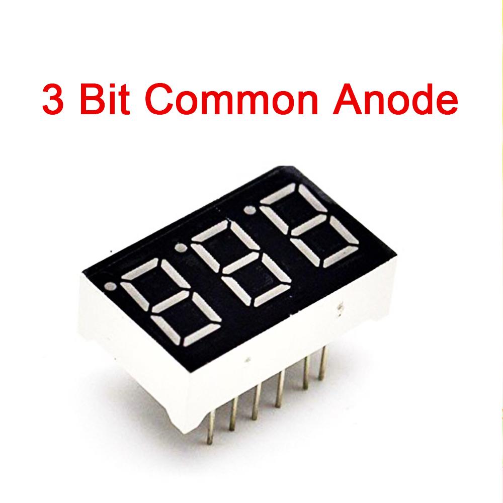 10PCS 0.28" Inch LED Display 7 Segment Digit Digital Tube 1/2/3/4 Bit Clock Red Common Cathode / Anode 1-4 Digit