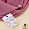 Fashion Magnet Hijab Scarf Brooch Pins For Muslim Woman Magnetic Hijab Headscarf Clips Decorated Accessories Ladies Scarves Pins