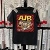 Постер группы AJR карикатура черная футболка Все размеры S-5XL MI744 Унисекс футболка