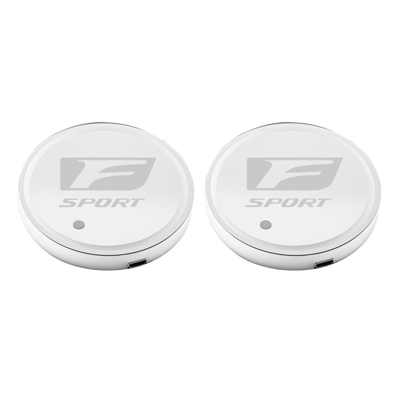 hbsh4 7 Colors Car LED Luminous Water Cup Pads Coaster Mats/Car keychain For Lexus RX 300 IS 250 300 GX 400 460 UX 200 NX LX GS ES LBX