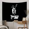 Тканевое панно Rock Band Thin Lizzy Аниме Цветочный ковер в стиле хиппи Декор для общежития Дешевый настенный декор в стиле хиппи