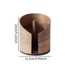 Wooden Paper Towel Holder Standing Roll Decorative Stand for