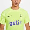 Nike 22-23 Strike Tottenham Hotspur Футбольная тренировочная серия Футболка с круглым вырезом, цифровым принтом и коротким рукавом, унисекс, топы, зеленый DJ8590-702