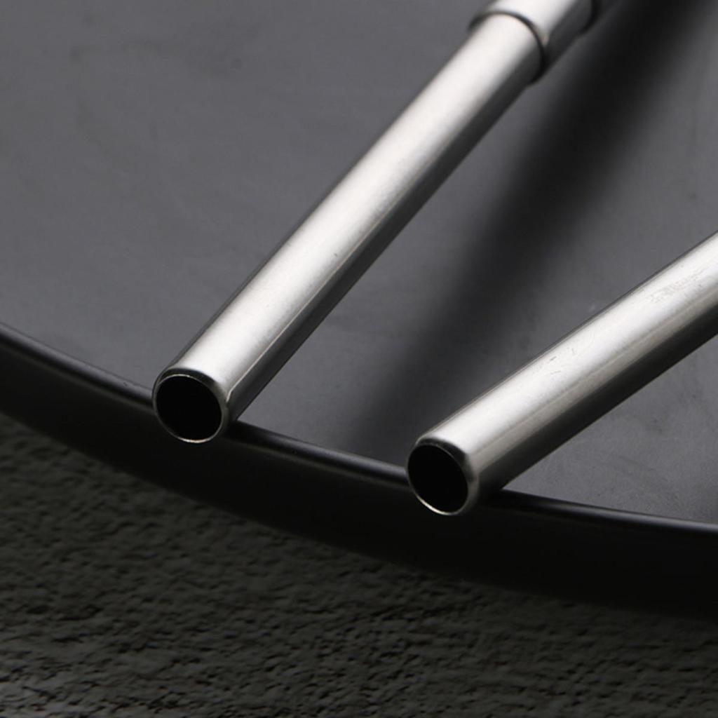 Соломинка для питья из нержавеющей стали, портативная для улицы, многоразовая посуда, телескопические соломинки для усадки, для бабл-ти, кофе