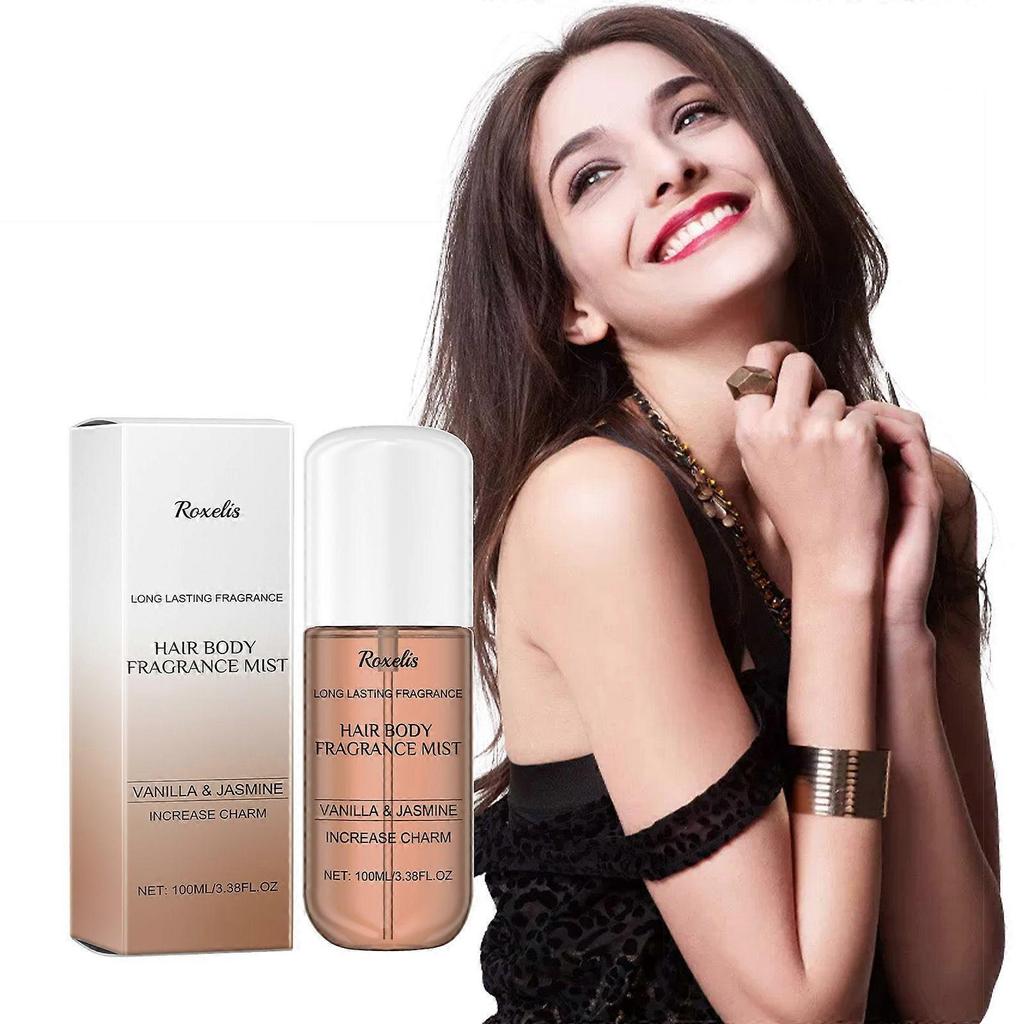 Vanilla jasmine fragrance spray behind the ears, neck and wrists, natural and fresh floral fragrance, long-lasting fragrance perfume 1
