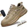 Indestructible Work Safety Shoes Men Safety Boots Anti-smash Anti-stab Work Shoes Sneakers Steel Toe Shoes Male Work Boot
