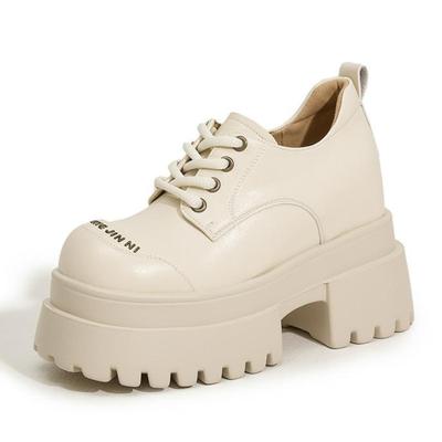 Мода 9,5 см Лакированная кожа Массивный каблук Мэри Джейн Пряжка Платформа Клиновидные Осенние туфли Ботильоны Мода Мэри Джейн Весенняя обувь