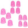 12Pcs Guitar Finger Protection Cover Silicone Fingertip Guards Protector String Instrument