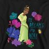 The Princess and the Frog Childrens/Kids My Dreams, My Way Tiana Heather Hoodie