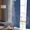 Синий Серый Абстрактная Художественная Текстура Вуаль Прозрачные Шторы Гостиная Окно Шифон Тюль Шторы Кухня Спальня Шторы Домашний Декор
