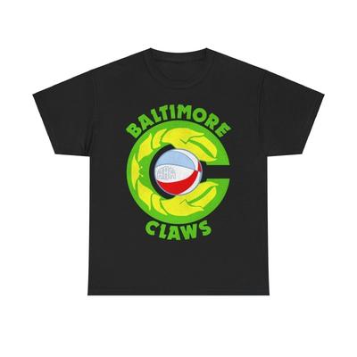 Ностальгическая ретро футболка баскетбольной команды Baltimore Claws