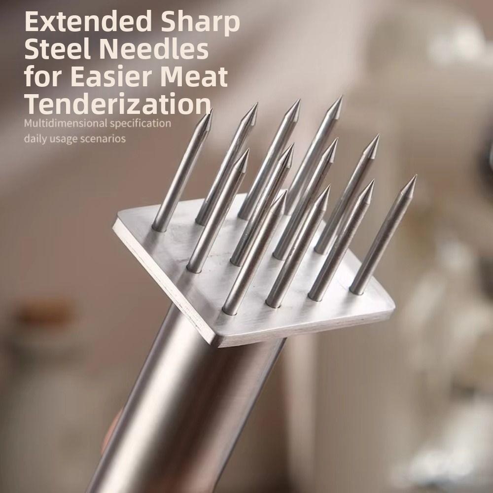 304 Stainless Steel Meat Tenderizer Professional Tool Kitchen Hitting Mallet  Kitchen