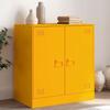 VidaXL Mustard Yellow Buffet 67x39x73 Cm Steel, Cabinet, Sideboard, Storage Cabinet, Cabinets, Cupboard, Buffet 841676