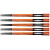 Set of Takushima Oreji Wood Made In Japan J-kitchens Chopsticks, 5, 22.5cm Pestle-Shaped Chopsticks, Grain,