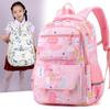 Adorable Cartoon Pattern School Backpack For Boys And Girls Grade 1-5 Durable