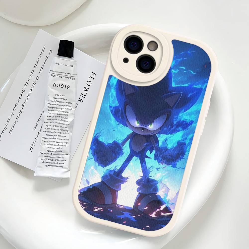 Popular Japanese Anime S-SonicS Phone Case Hard Leather For iPhone 14 13 16 Mini 15 14 11 12 Pro Max Plus Fundas