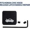 Hood Release Latch Handle Repair Kit Replacement for Honda Civic 96-2011, CR-V 97-2006, Element 03-2011, Heavy Duty Billet Aluminum Hood Latch
