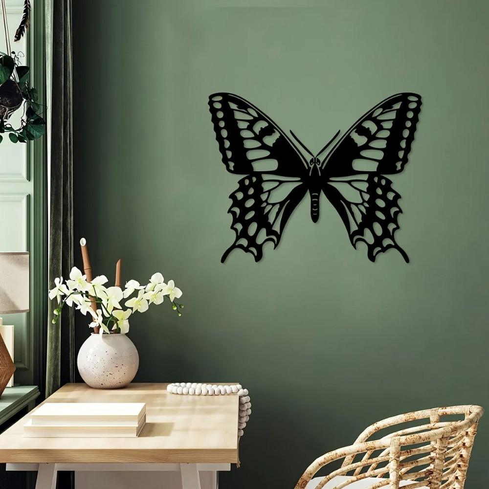 Креативные поделки из железа в виде бабочек — элегантный декор для гостиной, спальни и прихожей, идеально подходит для украшения стен на открытом воздухе