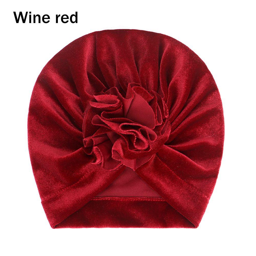 Детские эластичные головные уборы с узлом, детские бархатные тюрбаны, детские повязки на голову, теплая шапочка-бини