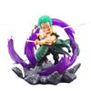 One Piece Roronoa Zoro Anime Action Figure 17cm Pvc Model Santoryu Ogi Sanzen Sekai Battle Scenes Statue Collection Toy Figma