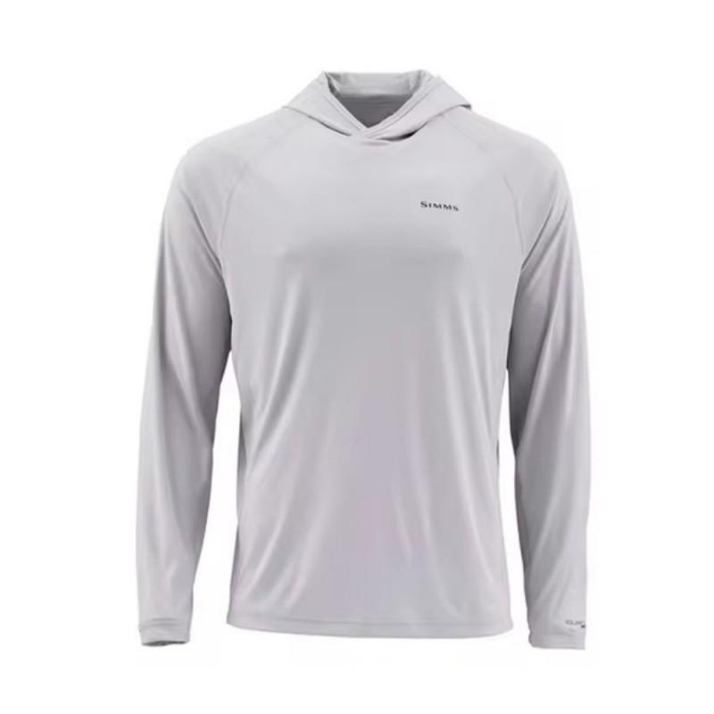 Mens Lightweight UV Protection Fishing Hoodie Quick Dry Long Sleeve Outdoor Angling Summer Fall