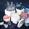 DIY Crystal Epoxy Resin Mold Crystal Cluster Stone Ornaments Frosted Decorative Silicone Mold