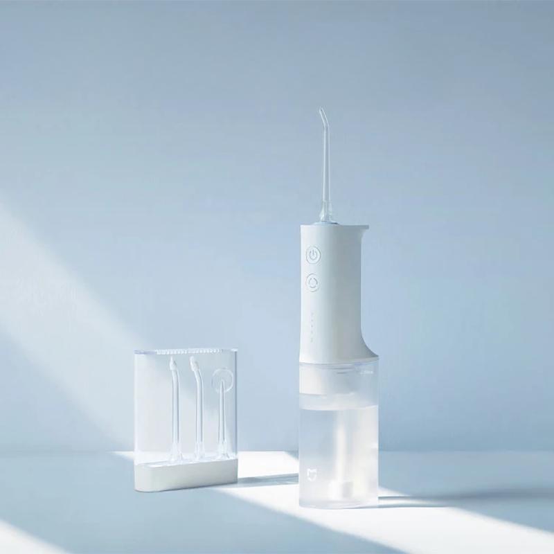 MEO701 портативный ирригатор для полости рта, отбеливание зубов, нить для щечных зубов, водяной импульс, водяная нить для зубов