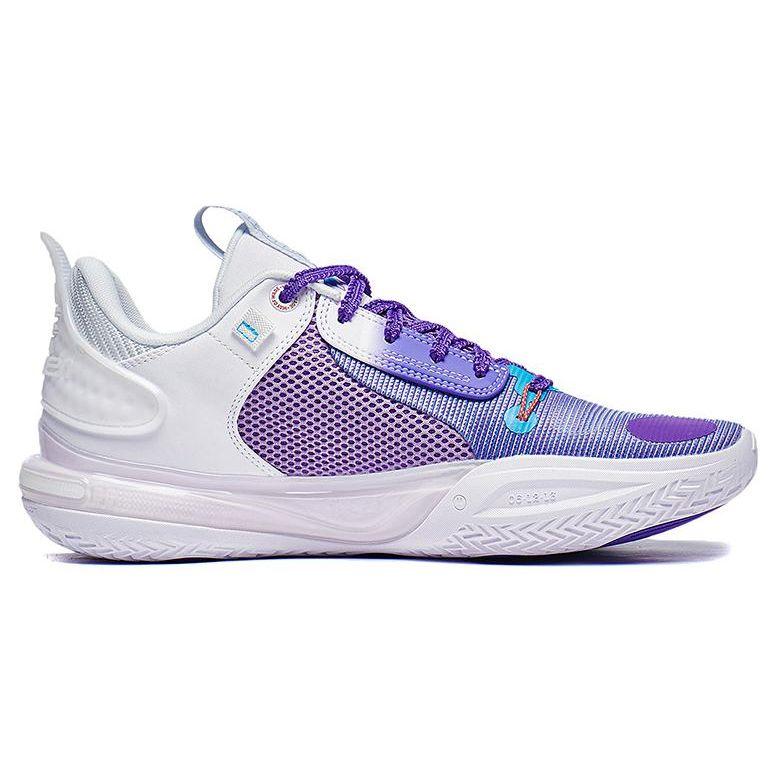Li-Ning Мужские кроссовки Wade All City 11 Snowberg фиолетовые флуоресцентно-синие фиолетовые ABAT031-3