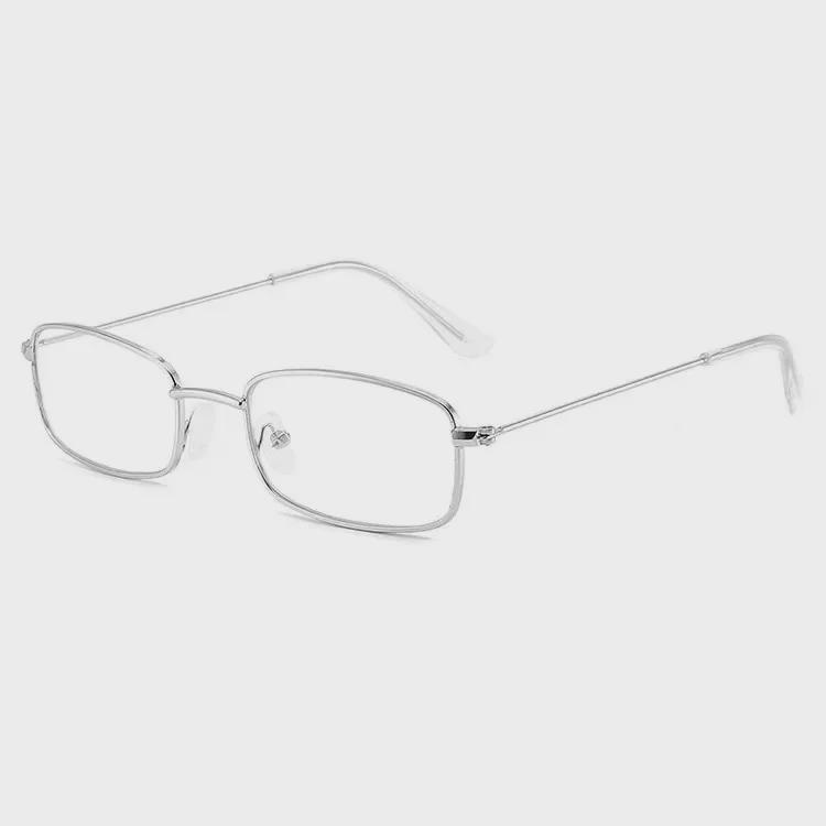 Модные европейские и американские солнцезащитные очки в квадратной оправе из металла 361